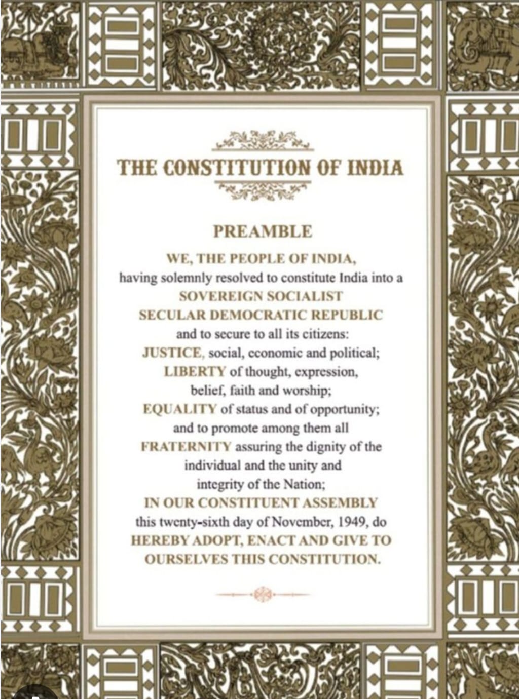 indian constitutions